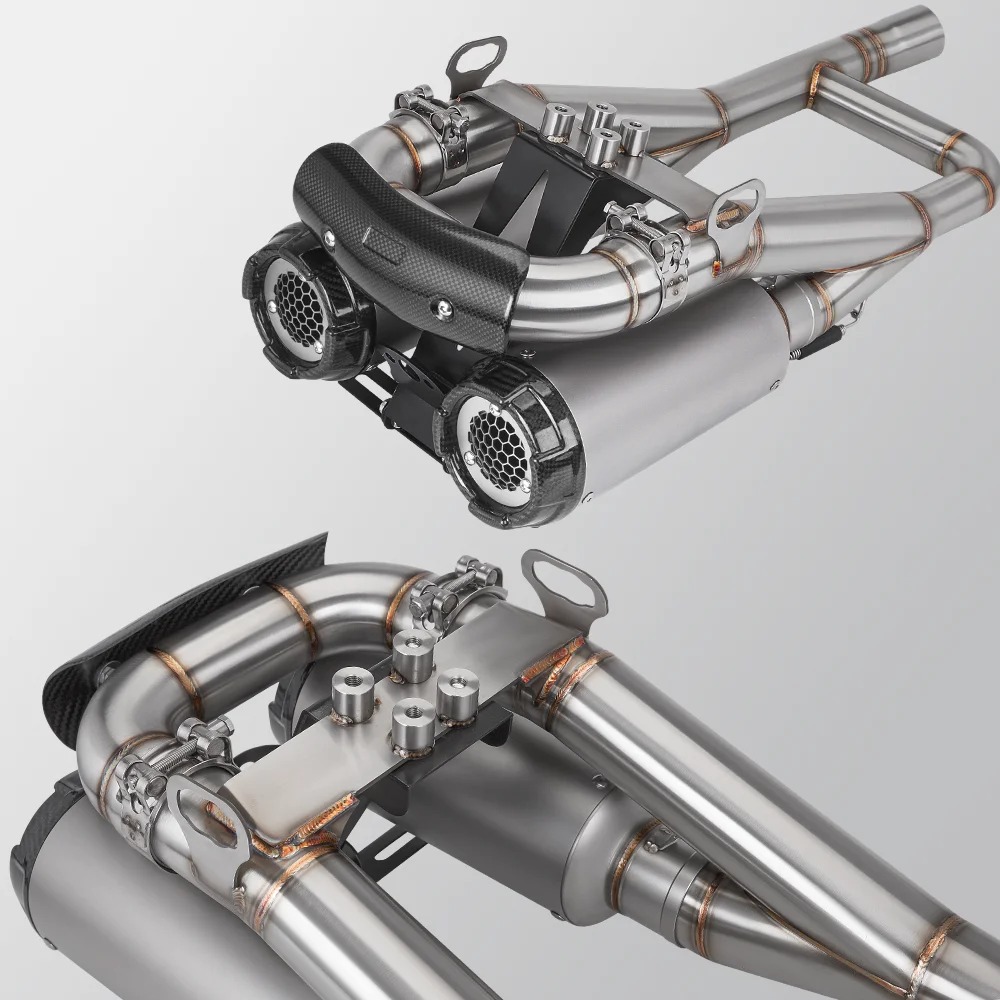 Complete Vehicle Reconditioning Kit for NINJA ZX 4R 4RR Carbon Fiber Motorcycle Exhaust Pipe Upgrade New Condition